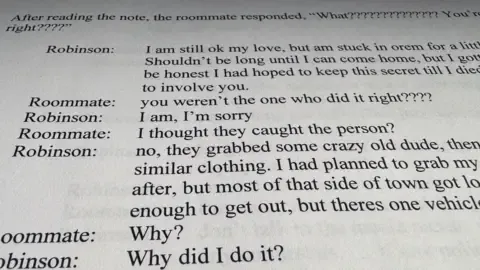 Full Conversation Log Between Charlie Kirk Accused and Co-resident